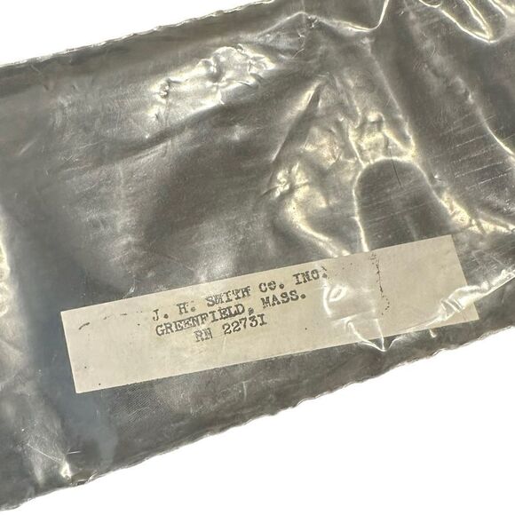 Vintage 1950s Ever pleat Poinsettia Half Apron. NIB - Picture 9 of 11